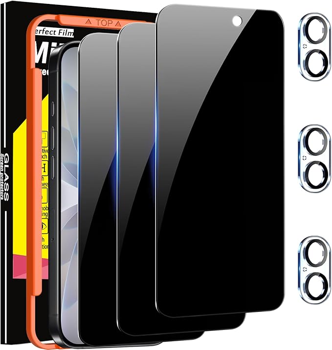 Milomdoi 3 Pack Privacy Screen Protector