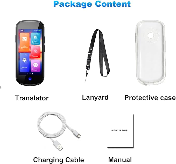 Language Translator Device No WiFi Needed, Two-Way AI Voice Translator