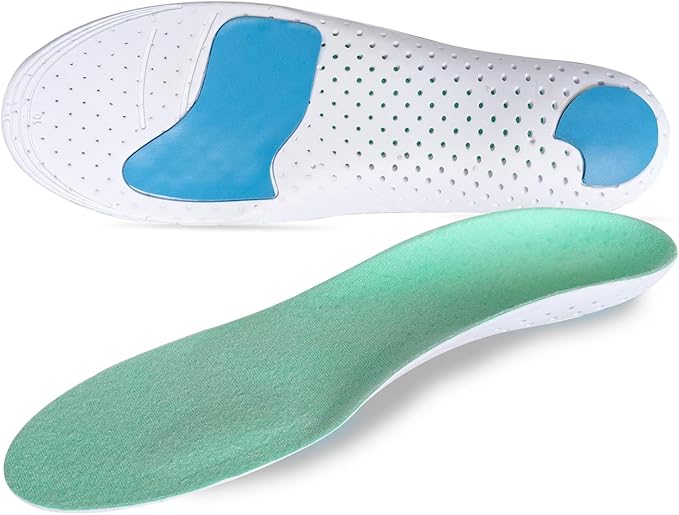 Insoles for Golf Men's Shoes Replacement, Footwear Inserts for Arch Support Inserts to Help Reduce Fatigue Cushion Shock Absorbing (Men 12-14)