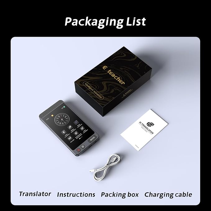 Language Translator Device, 142 Languages AI Translator