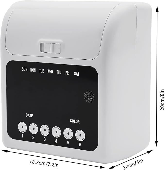 Starter Time Clock Bundle, Electronic Calculating Time Clock Employees in/Out