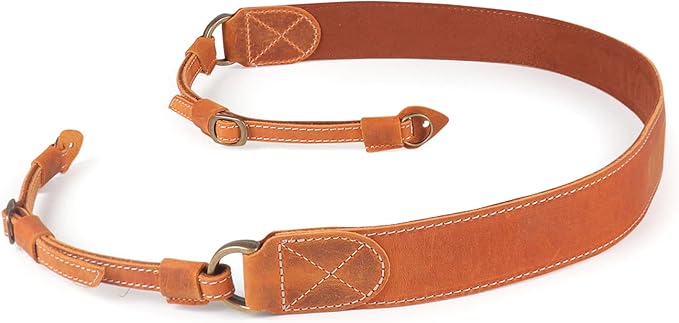 MegaGear SLR, DSLR Sierra Series Genuine Leather Camera Shoulder or Neck Strap