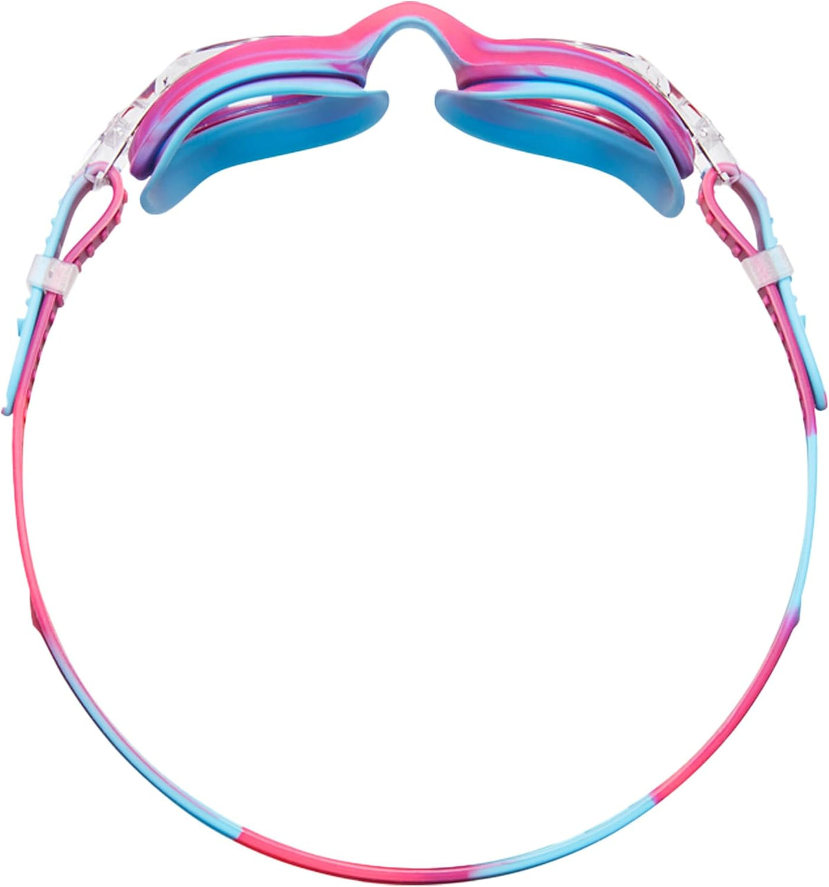 TYR Swimple Swim Goggles - Colorful Tie-Dye Design for Kids | Comfortable & Secure Fit