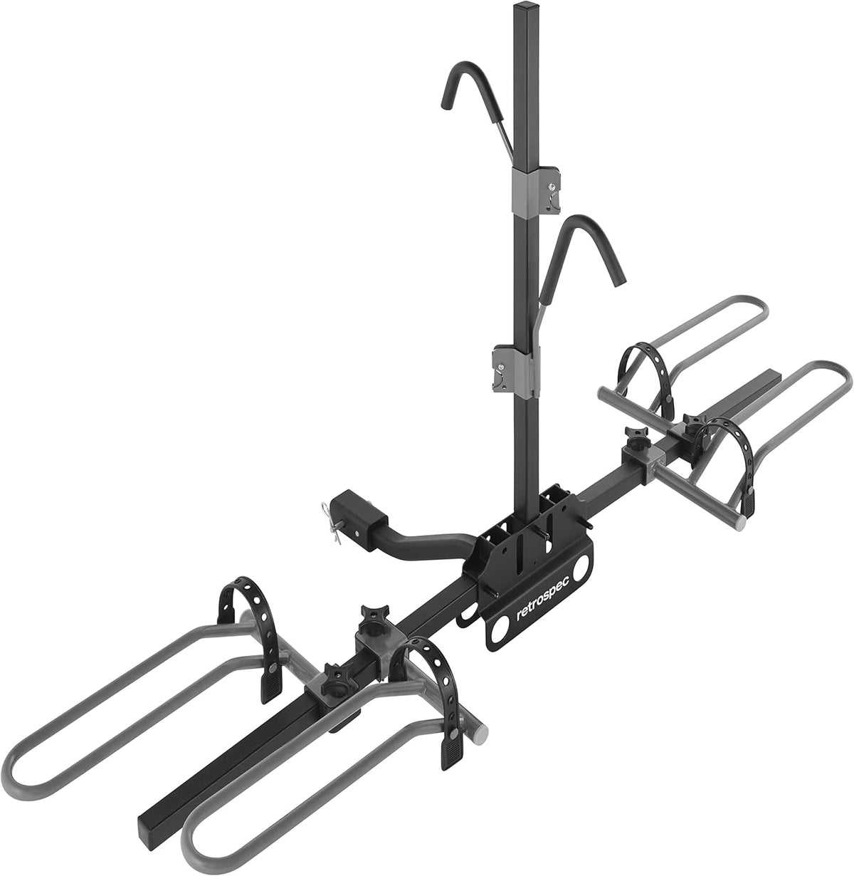Retrospec Lenox Bike Rack - 2-Bicycle Carrier with 2-Inch Receiver for Class II or III Hitches