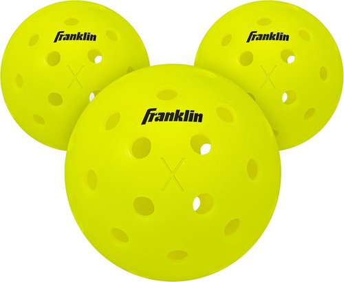 Franklin Sports X-40 Outdoor Pickleballs - Official USA Pickleball Tournament Balls | Regulation Size