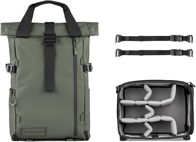 WANDRD PRVKE Rolltop 21L V4 Photography Bundle – Expandable Travel Camera