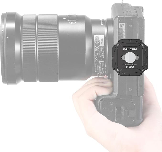 ULANZI F38 Camera Quick Release Plate w 1/4" to 3/8" Screw Thread, Quick