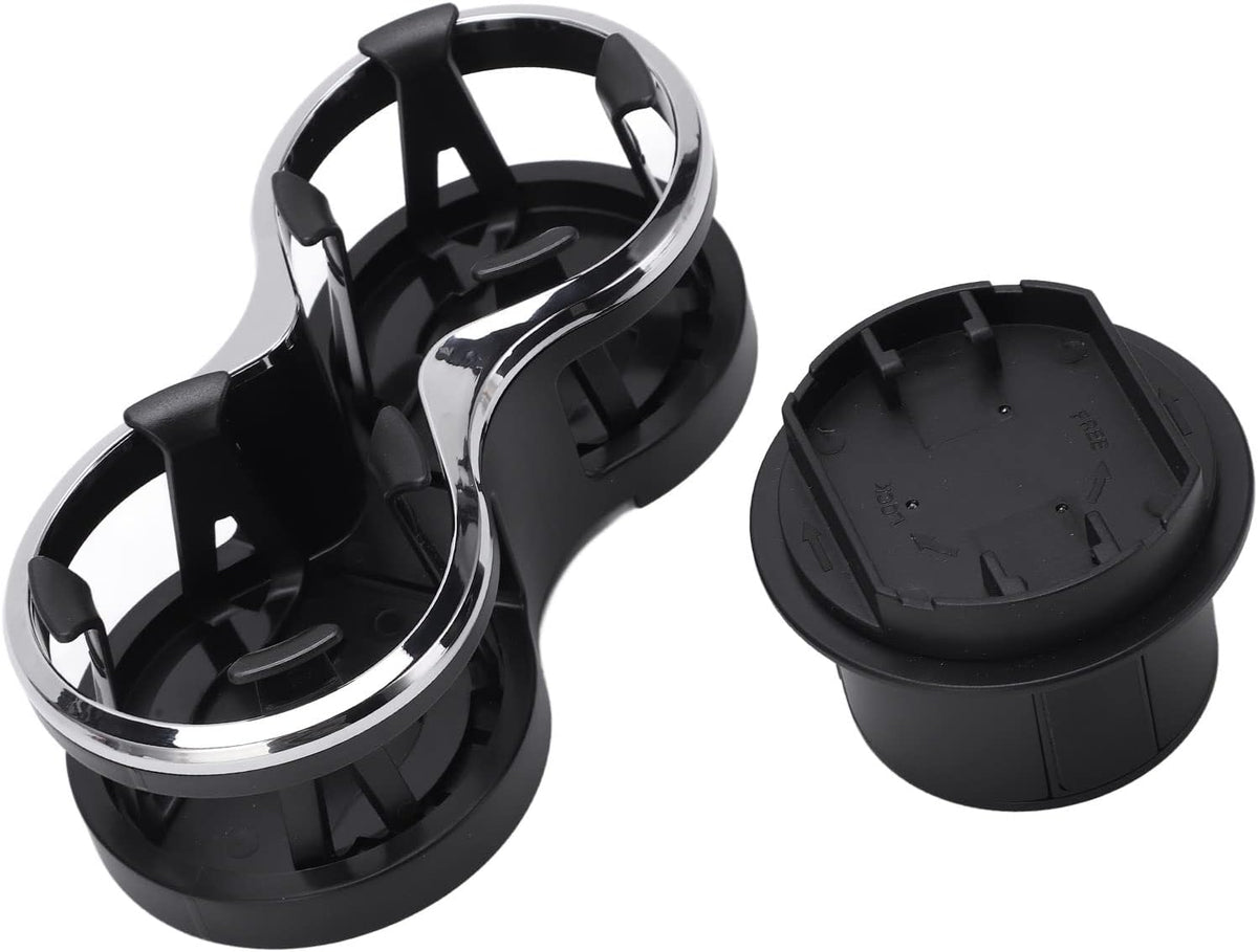 2 in 1 Drink Organizer Plug and Play Universal Thick Multi-Function Car Cup Holder Extender for Milk Tea Can Ashtray