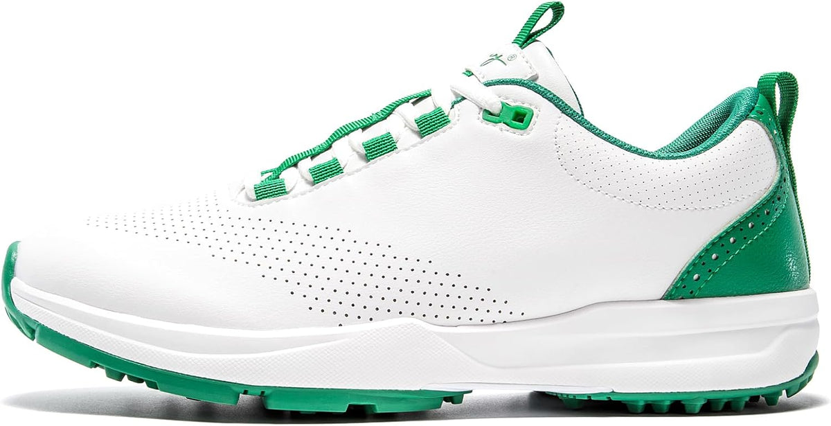 UOFEIY Men's Golf Shoes - Professional Water-Resistant Spikeless Sneakers for Outdoor Training | Travel Ready