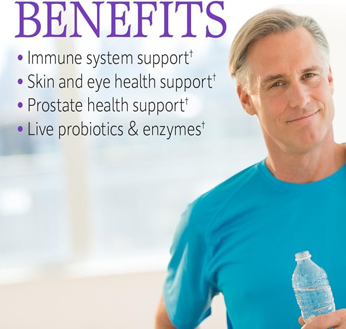 Garden of Life Dr Formulated Probiotics Immune Support & Zinc Supplements 30mg High Potency Raw Zinc and Vitamin C