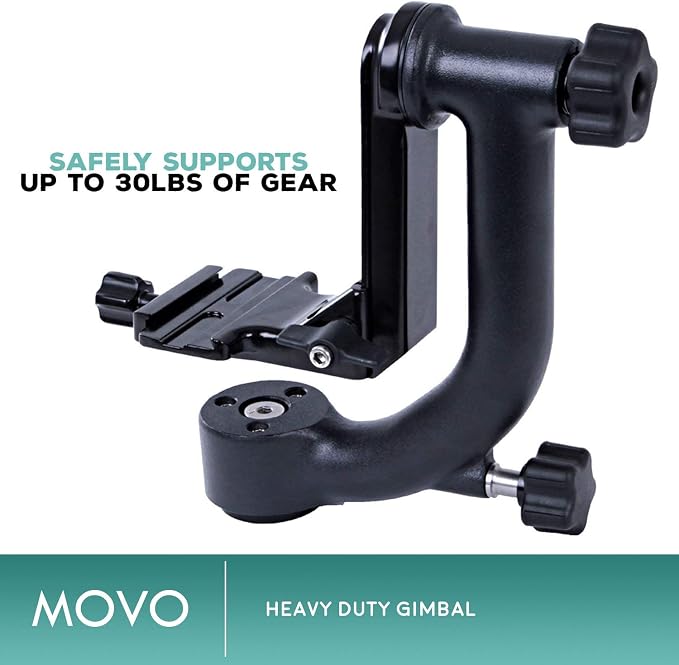 Movo GH700 MKII Professional Gimbal DSLR Tripod Head