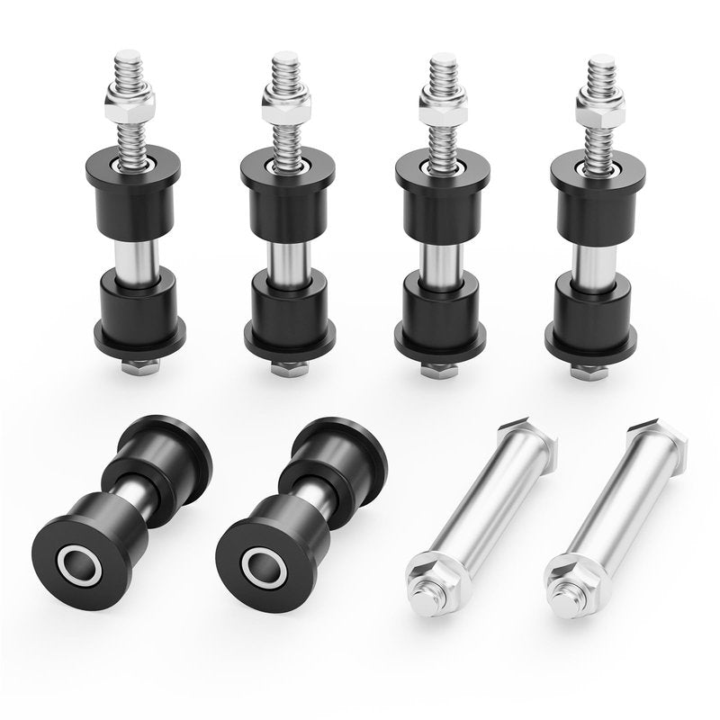 Panglong EZGO TXT Rear Leaf Spring Bushing and Sleeve Kits with Screws and Nurs-Suitable for EZGO TXT & PDS Gas and Electric Golf Carts,OEM# 70289-G02, 14158-G1, 1015583