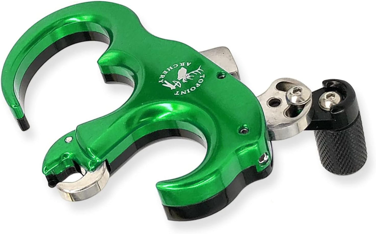 Skiennix Compound Bow Release Aid - Adjustable 3/4 Finger Automatic Thumb Trigger for Archery Training