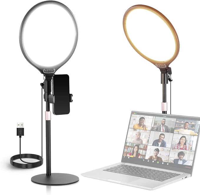 NEEWER Basics 10.5" Desk Ring Light