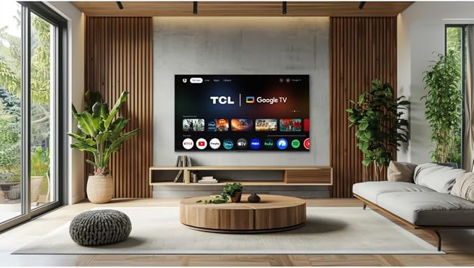 TCL 50" Q51K Q Series Q-LED 4K UHD HDR+ with Google TV Dolby Atmos + DTS Virtual:X, Motion Rate 240, AIPQ Processor, Auto Game Mode, Bluetooth + Free Wall Mount (2025) (Renewed)