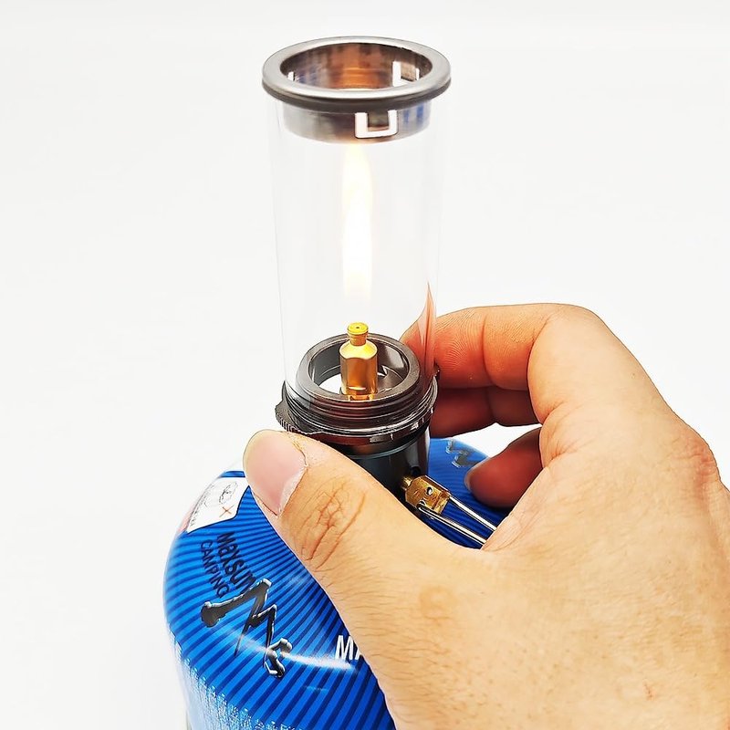 Voyblaz-Propane lamp,Camping Lantern , Beautiful lamp, Compact Metal Design, Compatible with Butane/Propane Tanks, Essential lamp for Home and Outdoor use2