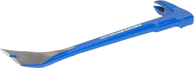 VAUGHAN Bear Claw Scraper Bar, 10 Inch Pry Bar, Nail Puller, Made In The USA, BC/SB10, VN57043