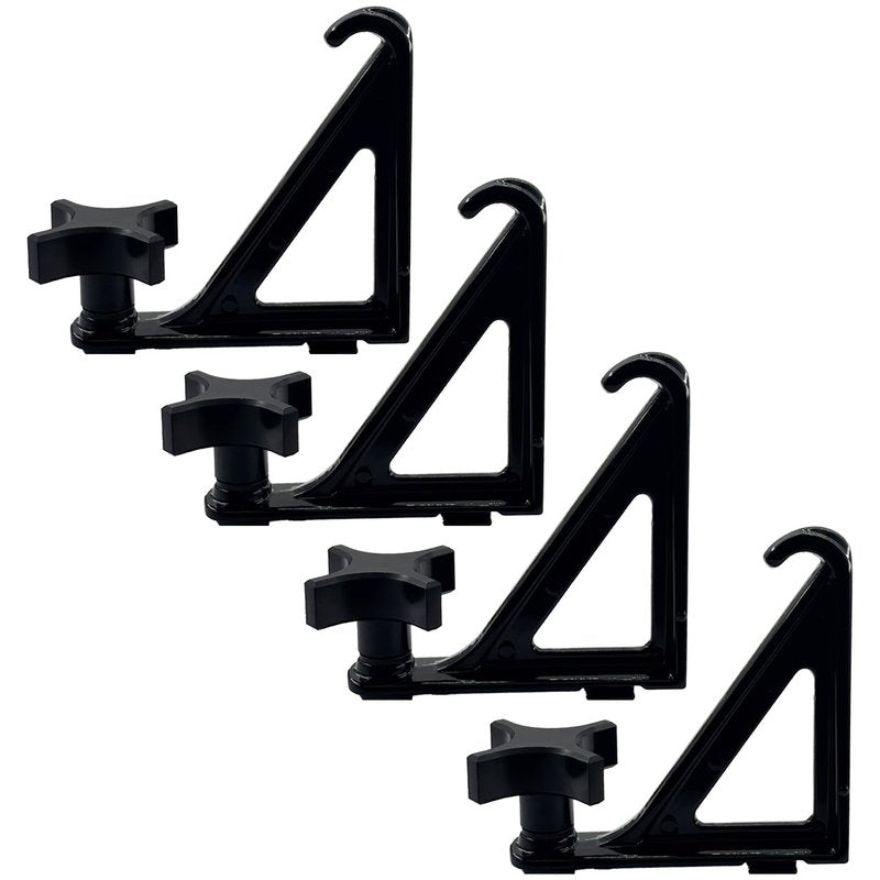 Trucktok Load Stops Replacement for T-Slot Truck Cross Bar Heavy Duty Ladder Firewood Skis Snowboard Kayak Most Truck Bed Rails Rack Systems（ 4 Pack）