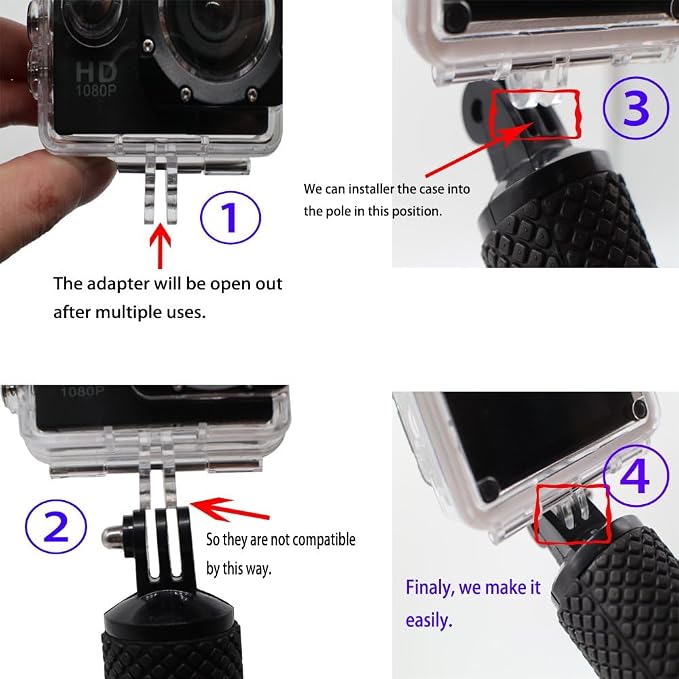 Handler Floating Hand Grip, Underwater Hand Stick Monopod Pole Compatible