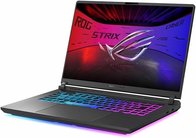 ASUS ROG Strix G16 (2025) Gaming Laptop, 16” ROG Nebula Display 16:10 2.5K 240Hz/3ms, NVIDIA® GeForce RTX™ 5060 Laptop GPU, Intel® Core™ Ultra 9 Processor 275HX, 32GB DDR5, 1TB PCIe SSD, Wi-Fi 7