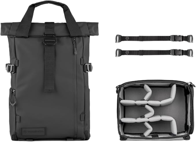 WANDRD PRVKE Rolltop 41L V4 Photography Bundle – Expandable Travel Camera