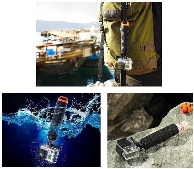 Handler Floating Hand Grip, Underwater Hand Stick Monopod Pole Compatible