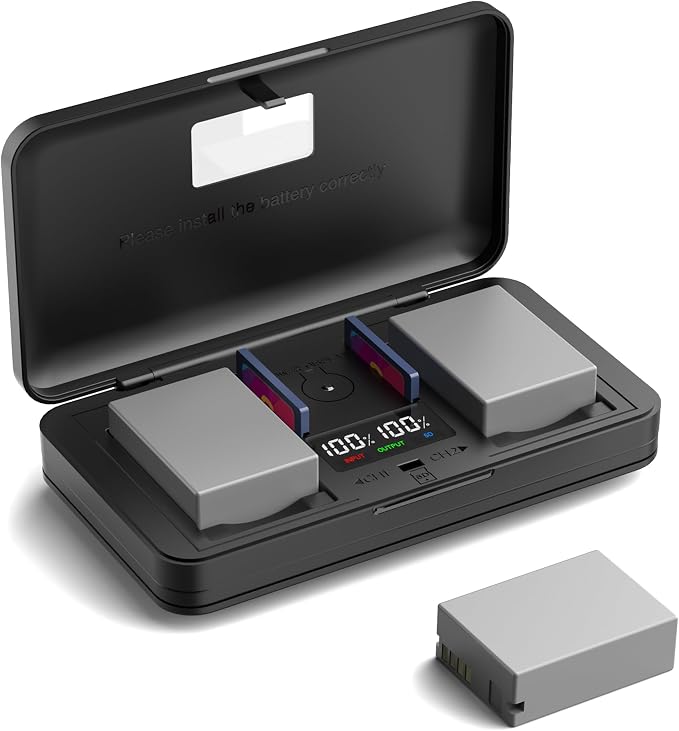 NB-10L Camera Battery Multifunctional Charger Set Compatible