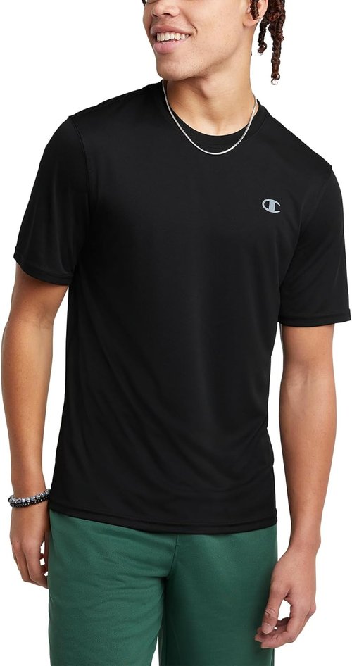 Champion Men's Athletic T-Shirt - Moisture-Wicking, Anti-Odor Comfort | Regular & Big Sizes
