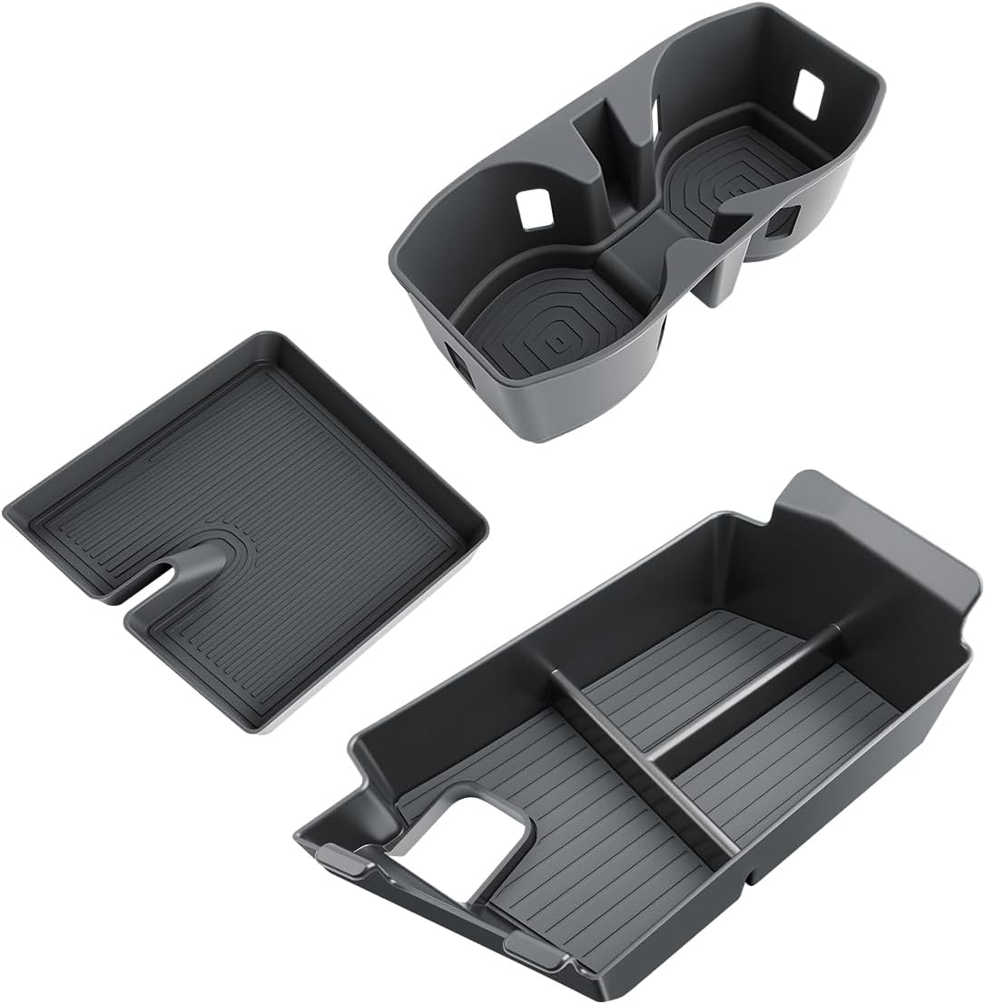 SKTU 3Pack for 2024-2027 Dodge Charger Center Console Organizer Cup Holder