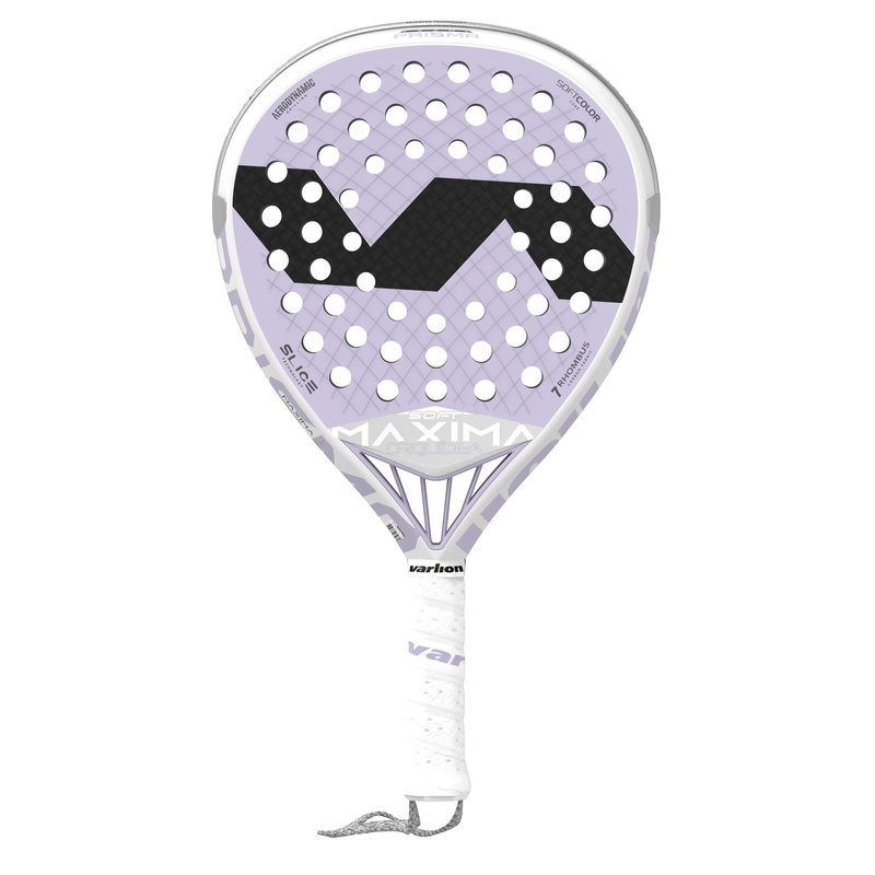 Varlion Padel Racket Maxima Summum Prisma Soft Orquídea, Professional Paddle Racket for Enhanced Power & Control, Aerodynamic Prisma Frame, Soft EVA Core, Elegant Design