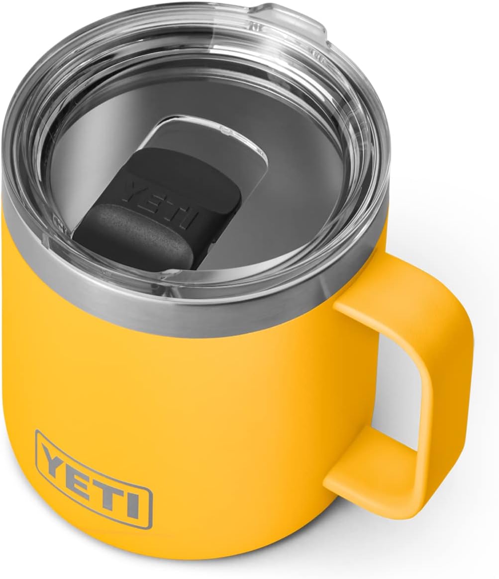YETI Rambler 14 oz Mug - Vacuum Insulated Stainless Steel with MagSlider Lid | Durable & Stylish
