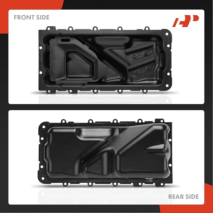 A-Premium Lower Engine Oil Pan Sump with Drain Plug Compatible with Ford Explorer 2002-2008, Explorer Sport Trac 2007-2008, Lincoln Aviator 2003-2005, Mercury Mountaineer 2002-2008