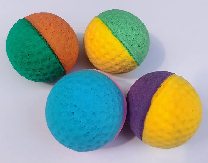 YnFag Foam Soccer Balls Cat Toys for Indoor Cats (48 Pack Foam Balls)