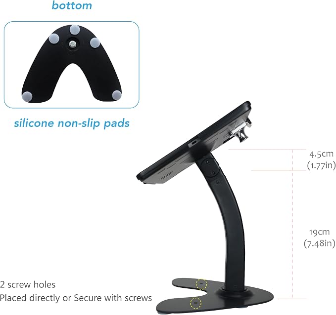 Desktop Anti-Theft Kiosk Stand POS Stand