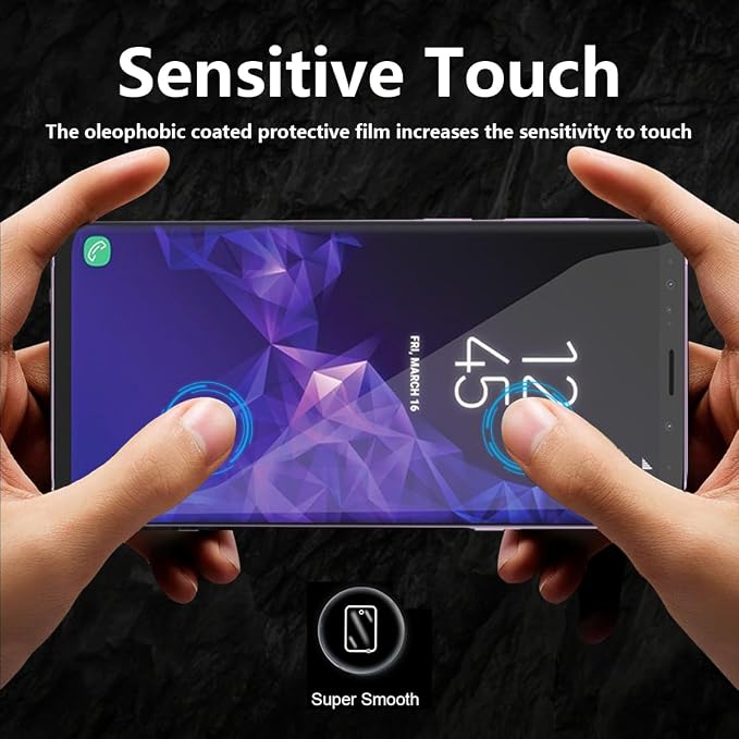 3 Pack for Samsung Galaxy S9 Screen Protector Flexible TPU Film Not Tempered