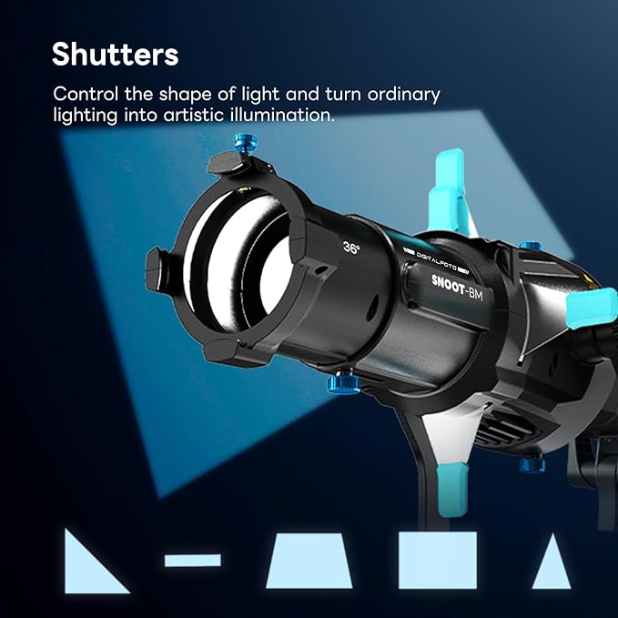 Bowens Mount Optical Snoot Photography, Spotlight Snoot Gobos kit
