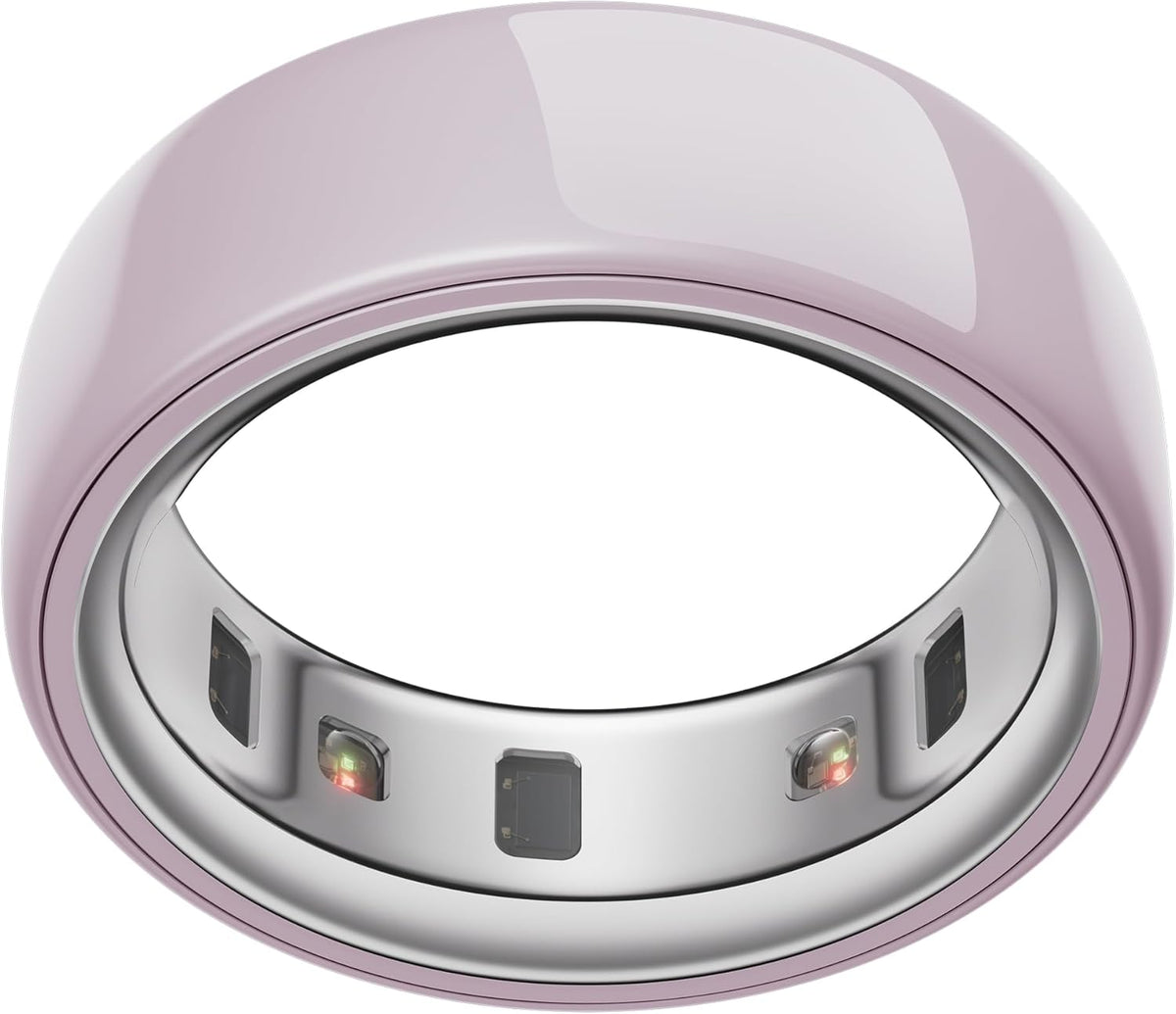 Oura Ring 4 - Ceramic Petal - Size 7 - Advanced Sleep & Activity Tracker | AI Health Advisor, 8-Day Battery Life