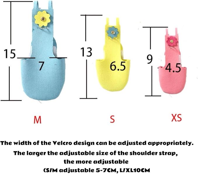 Parrot Clothes, Bird Diapers, Tiger Skin Peony, Flight Suit - Key Features for Avian Comfort and Style (Red, S, Count, 1)