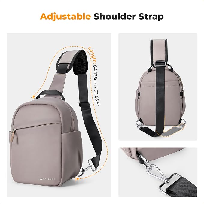 K&F CONCEPT Small Camera Bag for Photographer, Camera Sling Crossbody bag for
