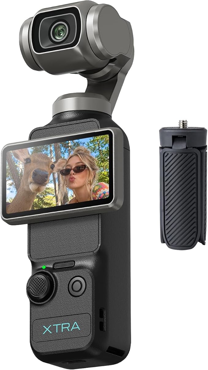 Xtra Muse with Mini Tripod Combo, Vlogging Camera with 1'' CMOS & 4K/120fps