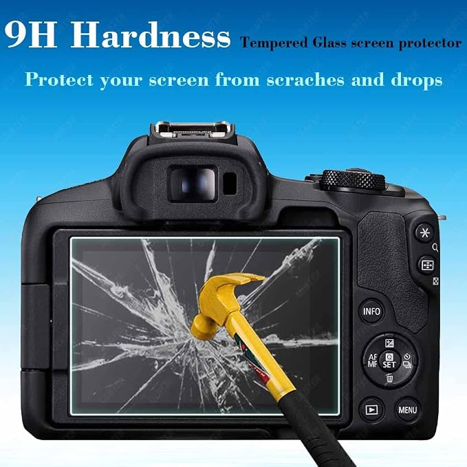 ULBTER Screen Protector for Canon EOS R50 EOS R8 EOSR50 Camera 9H Tempered
