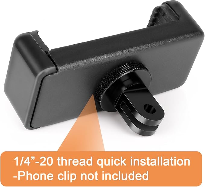 Tripod Mount Adapter for Gopro, Camera 1/4”-20 Tripod Mount for Insta 360/Gopro
