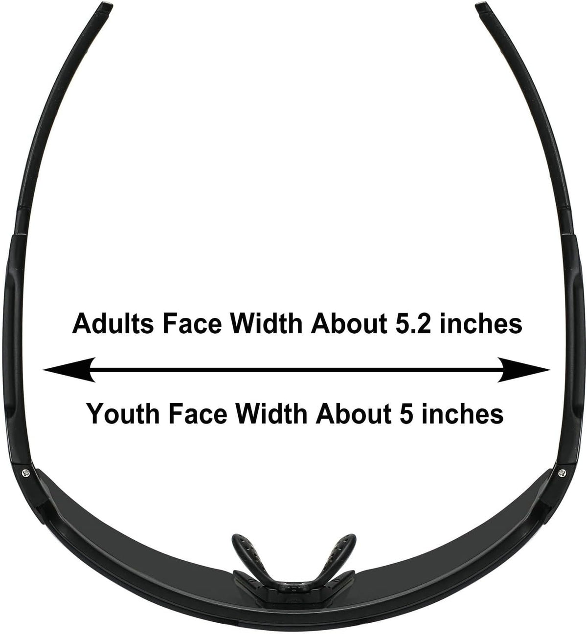 OMEKOL Polarized Sunglasses for Men and Women - UV400 Outdoor Sports Eyewear | Two Sizes Available