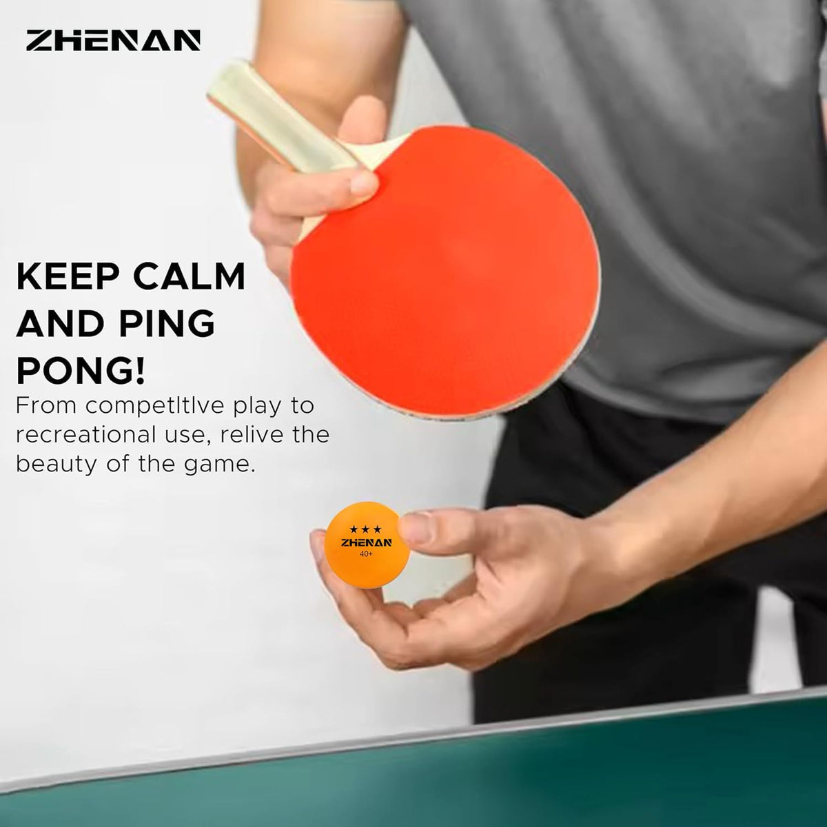 Skiennix 3-Star Ping Pong Balls - 20 Pack Multicolor & White - Advanced Training & Competition Use
