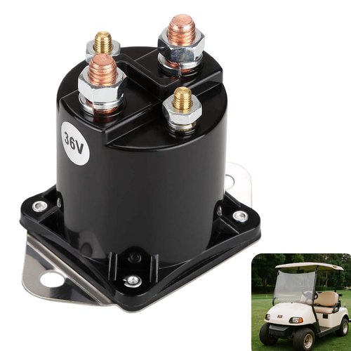 GENOUR 36V Golf Cart Solenoid for Club Car DS (1976-1998) - Fits OEM# 8016 & 1113 | 4 Terminal Replacement, Sealed Housing & Easy Install