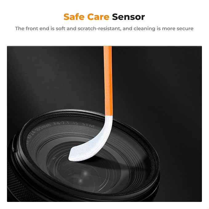 K&F Concept 10 Pack APS-C-Frame Sensors Cleaning Swabs, DSLR SLR Digital Camera
