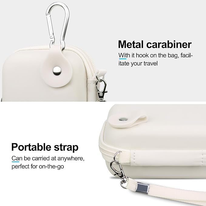 Lacdo Camera Carrying Case for Canon PowerShot ELPH 360/200/185/180/190/350