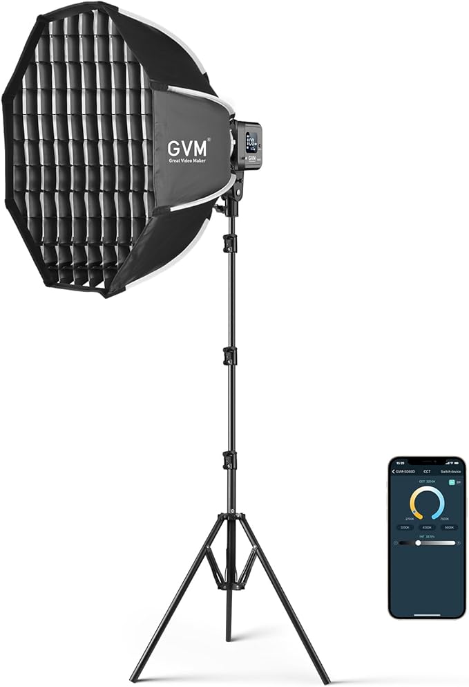 GVM SD80D 80W LED Video Light Kit