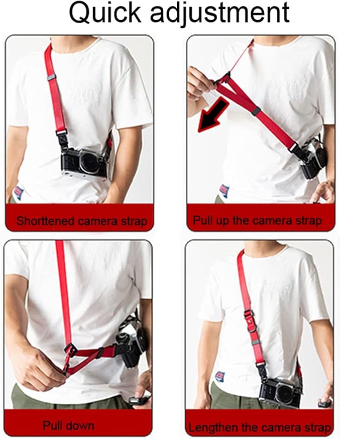 Camera Strap, Quick Adjustable Shoulder Sling Camera Neck Shoulder Strap