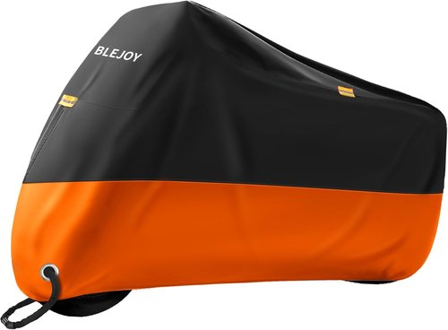 Bike Cover Waterproof Outdoor - Heavy-Duty 420D Bicycle Cover for 1 or 2 Bikes | UV, Dust & Wind Protection